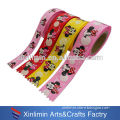 Fashion character custom cartoon ribbon printed grosgrain cheap